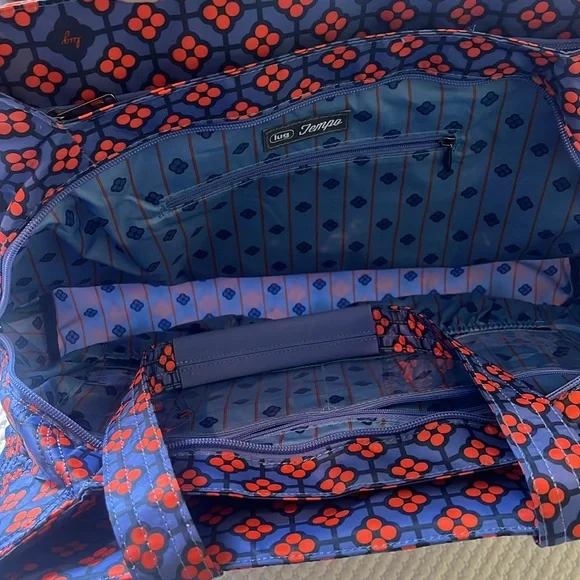 Lug Tempo Tote Bag Very Berry Blue Orange/Blue - Picture 8 of 9